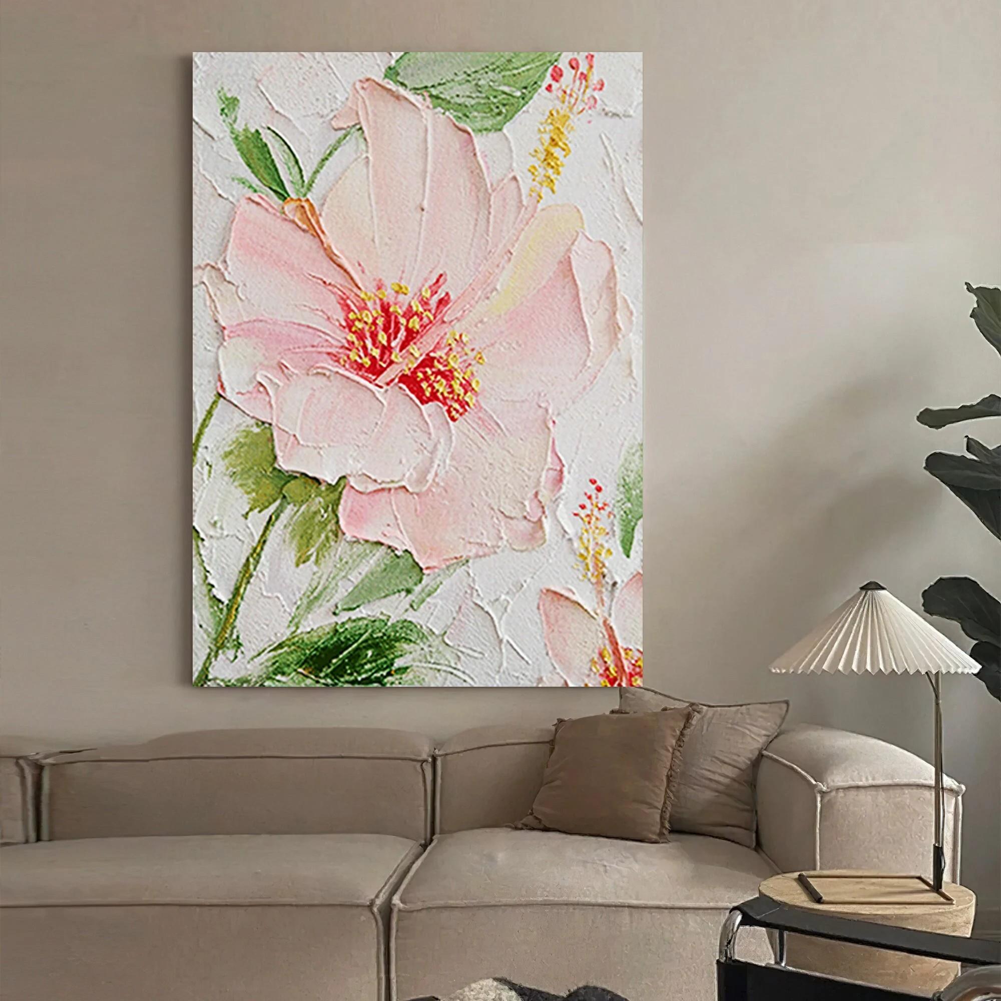 Spring Floral by Palette Knife flower wall decor Oil Paintings